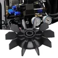 Air Compressor Fan Blade Replacement 0.5" Inner Bore 10 Impeller Direct On Line Motor 14mm Shaft