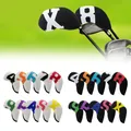 10pcs Golf Iron Head Cover Golf Club Head Protective Covers 4 5 6 7 8 9 P A S X Golf Club Iron