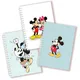A5 Spiral Notebook Cartoon Mickey Mouse Minnie Love Note Book Disney Anime Figures Graffiti Diary