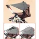 Baby Stroller Rag Shade Blocks UV UVB Sun Rays Cover Car Awning Mosquito Insect Net Mesh RainTent