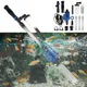 Vacuum Gravel Water Changer Electric Siphon Filter US Plug Aquarium Siphon Operated Cleaner Fish