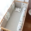 Baby Bed Bumper For Newborns Baby Room Decoration Thick Soft Crib Protector For Kids Cot Cushion