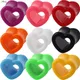 Ear Expander Piercings Heart Acrylic Ear Plugs Stretcher Expander 1 Pair Ear Piercings Studs Plugs