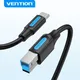 Vention USB C to USB Type B 3.0 Cable for HDD Case Disk Enclosure Web Camera Digital Video Blue ray