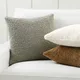 Grey Plush Cushion Cover Cozy Teddy Boucle Pillow Cover For Sofa For Living Room 45X45CM Throw