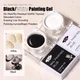 5G Saturated White Black No Wipe Drawing Painting Gel UV Nail Art Polish Manicure 3D Relief Glue