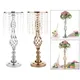 52cm Tall Crystal Candle Flower Holder Centerpiece Candle Holder Candlestick Road Lead Flowers for