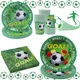 Football Theme Party Decoration for Boys Birthday Football Tableware Football Birthday Party Baby