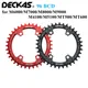 Deckas 96bcd Mountain Bicycle Chainring BCD 96 Round Oval 32/34/36/38T Crown Plate Parts for M7000
