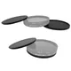 40.5 43 46 49 52 55 58 62 67 72 77 82mm New Metal Screw-In Lens Filter Case cap For camera lens UV