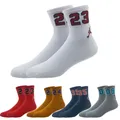 High Quality Fashion Men's Breathable Basketball Socks Elite Thick Sports Unisex Harajukumen's Happy