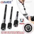 Oauee 1/4 Inch Hex Shank Quick Release Electric Drill Magnetic Screwdriver Bit Adjustable Extension