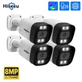 4K 8MP Hiseeu POE IP CCTV Video Surveillance Camera Security Motion Alarm Protection Outdoor Street