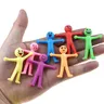 5-50Pcs Novelty Stretchy Stretch Toy Cute Colorful Yellow Stress Relief Stretchy Fidget Gifts TPR