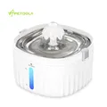 APETDOLA Cat Water Fountain Automatic Pet Water Dispenser for Cats Dogs with Stainless Steel Tray
