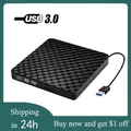 Portable high-speed USB 3.0 External CD/DVD ROM Optical Drive External Slim Disk Reader Desktop PC