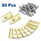 30pcs Lawn Robot Blade Plating Lawn Mover Replacement Landxcape Robot Mower Replacement With Screw