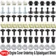 70x Undertray Engine Under Cover Fixing Clips Exhaust Heat Shield Nut Washers Trim Panel Mud Flaps