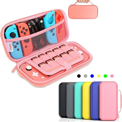 HEYSTOP Carrying Case Compatible with Nintendo Switch Lite, Portable Nintendo Switch Lite Bag for Switch Lite with Storage