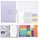 A6 Binder Budget Planning Notebook Cover Folder A6 Size 6 Hole Binder Pocket Plastic Binder