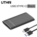 UTHAI T37 MSATA to USB3.0 HDD Enclosure Aluminum Alloy Adapter Mini-SATA SSD to USB3.1 Type-C HDD