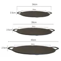 Grilling Pan Non-stick Baking Dishes Pans Multi-purpose Induction Cooker for Outdoor Camping Kitchen