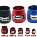 1pc AN4 AN6 AN8 AN10 AN12 Car Hose Finisher Clamp Radiator Modified Fuel Pipe Clip Buckle Universal