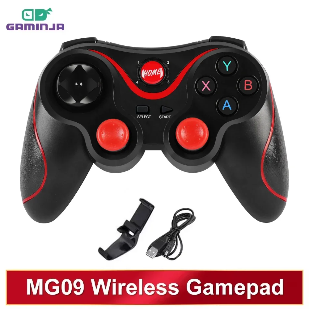 GAMINJA Wireless Bluetooth Gamepad PC Game Controller Gaming Joystick For Android Mobile Phone TV Box Playstation 3 Tablet PC