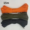 5/15/30m Meters Paracord for Survival Dia.4mm 7 Stand Cores Parachute Cord Lanyard Outdoor Tools