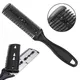 1pc Hair Cutting Comb Hair Brushes With Razor Blades Hair Trimmer Cutting Thinning Tool Barber Tool
