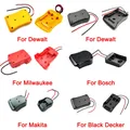 New Battery Adapters For Makita/Bosch/Milwaukee/Dewalt/Black&Decker 18V Power Connector Adapter Dock