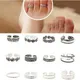9Pcs Bohemia Foot Ring Open Adjustable Toe Rings Wave Pattern Alloy Ring Adjustable Rings Set for