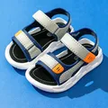 Summer Baby Sandals Solid Color Baby Boy Sandals Soft Sole Anti-slip Boys Girls Sandals Toddler Baby