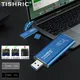 TISHRIC HDD Case M.2 NGFF To USB3.0 USB Hard Drive Disk SSD Enclosure Without Cable for 2230 or 2242