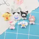 10Pcs Lovely Resin Cartoon Rabbit Cat Dog Pendant Trinket Earring Necklace Key Chain DIY Accessory