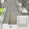 Garden Building Fence Concrete Mold Stone Cement Frame Brick Mold DIY Pave Making Lawn Pond Decor