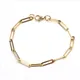 1PC 4mm New 304 Stainless Steel Link Cable Chain Bracelets For Women Men Gold Silver Color Oval