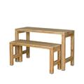 Table gigogne lot de 2 bois massif