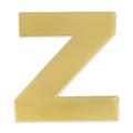PinMart s Gold Plated Alphabet Letter Z Lapel Pin