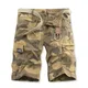 CamSolomon-Short cargo militaire multi-poches pour homme pantalon cargo en coton pour homme outil