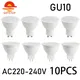 Lampe de remplacement halogène pour la décoration de la maison budgétaire LED lampe GU5.3 Gu10