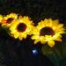 Solar Sunflower Light Outdoor Sunflower Solar Garden Decor Yard Stake Solar Lights Outdoor Decorative for Patio Lawn Garden Yard Pathway Decoration