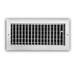 Proselect Psaasw12p100 12 X 4 In. Residential Ceiling & Sidewall Register White Aluminum -