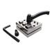 The Beadsmith Steel Square Disc Cutter Set with 7 Punches Die Lever and Box. Tool for Cutting Accurate Squares from: 3/16 to 5/8â€� Inch Using a Soft Metal Sheet up to 20 Gauge and Thinner