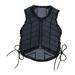 Breathable Horse Riding Equestrian Black Professional body protective Unisex Adjustable Zipper Waistcoat Accessory Adults M