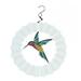 Jikolililili Kinetic Stainless Steel Wind Spinner-3D Hummingbird Indoor Outdoor Garden Decoration Crafts Ornaments Gifts