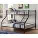 Twin XL/Queen Metal Bunk Bed in Gunmetal