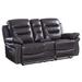 Leather Air/Match Upholstered Living Room Recliner Loveseat