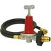 1PACK Bayou Classic 48 In. Thermoplastic High Pressure LP Hose & Adjustable Regulator