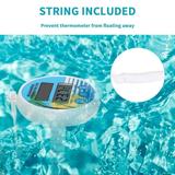 COFEST Home Appliances Floating Easy Read - Wireless Pool Thermograph Floating Digital Pond Water Temperature Thermograph Large For Outdoor & Indoor Swimming Solar Pool Thermograph Blue